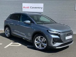 Geyser blue New 2025 Audi Q4 e-tron S-Line SUV | £49,990 (Super price)