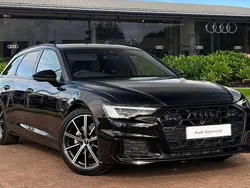 Black Used 2025 Audi A6 Black Edition Estate | £39,980 (Fair price)