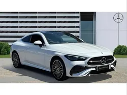 White Used 2025 Mercedes CLE300 AMG Line Premium Plus Coupe | £53,204 (Fair price)