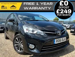 Black Used 2016 Toyota Verso Design MPV | £10,990 (Fair price)