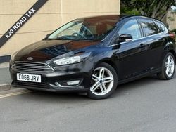 Black Used 2016 Ford Focus Titanium Hatchback | £6,995 (Fair price)