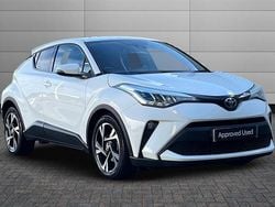 Pure white Used 2023 Toyota C-HR Design SUV | £20,995 (Fair price)