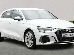 White Used 2021 Audi A3 e-tron S-Line Hatchback | £19,298 (Fair price)