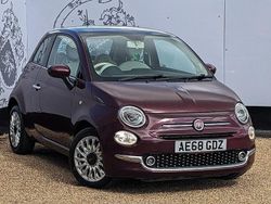 Avantgarde bordeaux Used 2018 Fiat 500 Lounge Hatchback | £5,395 (Fair price)