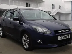 Blue Used 2011 Ford Focus Zetec Hatchback | £3,799 (Fair price)