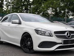 White Used 2018 Mercedes A200 AMG line Hatchback | £10,488 (Fair price)