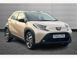Beige New 2025 Toyota Aygo Hatchback | £16,495 (A bit pricey)