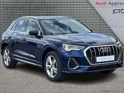 Blue Used 2022 Audi Q3 S-Line SUV | £35,400 (Expensive)