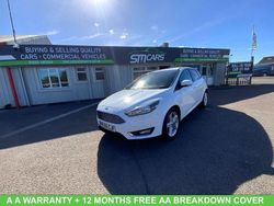 White Used 2016 Ford Focus Titanium Hatchback | £7,950 (Fair price)