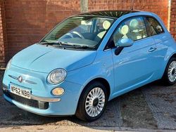 Blue Used 2012 Fiat 500 Lounge Hatchback | £3,395 (Fair price)