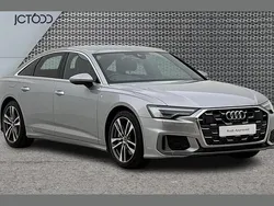 Silver Used 2024 Audi A6 S-Line Sedan | £38,250 (Expensive)