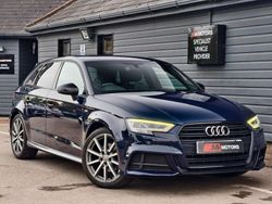 Blue Used 2017 Audi A3 Sportback Black Edition Hatchback | £14,249 (Fair price)