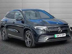 Cosmos black Used 2021 Mercedes EQA350 AMG line SUV | £20,395 (Fair price)