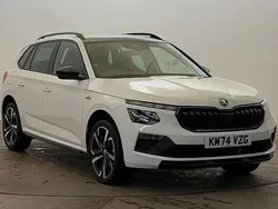 Candy white Used 2024 Skoda Kamiq Monte Carlo SUV | £23,980 (A bit pricey)
