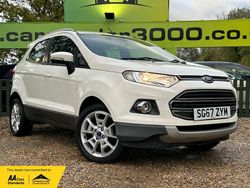 White Used 2017 Ford Ecosport Titanium SUV | £7,225 (Fair price)