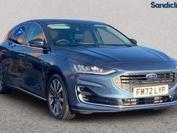 Blue Used 2022 Ford Focus Vignale Hatchback | £16,270 (Fair price)