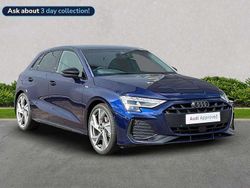 Blue Used 2025 Audi A3 Black Edition Hatchback | £32,534 (Expensive)