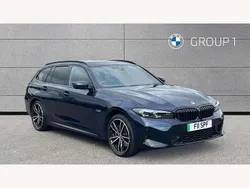 Blue Used 2022 BMW 330e M Sport Estate | £35,295