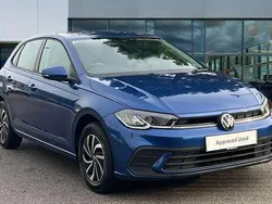 Reef blue metallic Used 2022 VW Polo Life Hatchback | £14,973 (Fair price)