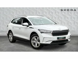 White New 2025 Skoda Enyaq iV SUV | £23,858 (Fair price)