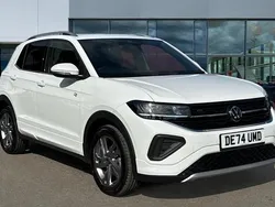 Pure white Used 2024 VW T-Cross R-line SUV | £25,999 (Expensive)