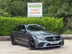 Grey Used 2021 Mercedes C300 AMG line Estate | £20,999 (Fair price)