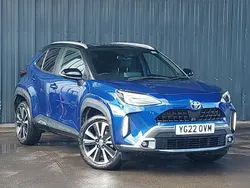 Blue Used 2022 Toyota Yaris Hybrid Edition Estate | £20,998 (A bit pricey)