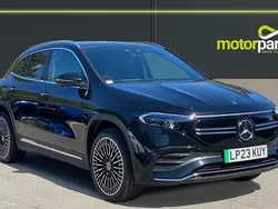 Black Used 2023 Mercedes EQA350 AMG line SUV | £29,500 (Expensive)
