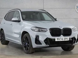 Grey Used 2024 BMW X3 M Sport SUV | £41,950 (Fair price)