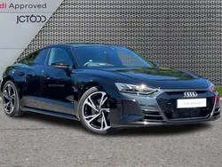 Black Used 2021 Audi e-tron GT quattro Comfort Sedan | £32,399 (Fair price)