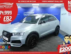 Silver Used 2018 Audi Q3 Black Edition SUV | £14,999 (Fair price)