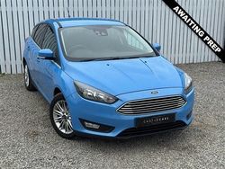 Blue Used 2017 Ford Focus Zetec Hatchback | £5,395 (Fair price)