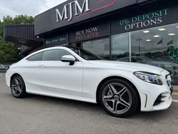 White Used 2020 Mercedes C300 AMG line Coupe | £22,995 (Fair price)