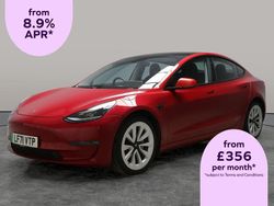Red Used 2021 Tesla Model 3 Long Range AWD Sedan | £19,706 (Fair price)