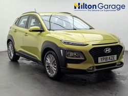Yellow Used 2018 Hyundai Kona SE SUV | £8,850 (Fair price)