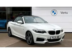 White Used 2021 BMW 218 M Sport Cabriolet | £20,141 (Fair price)