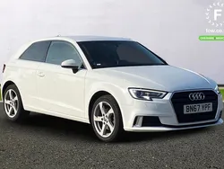 White Used 2017 Audi A3 Sport Hatchback | £11,599 (Fair price)