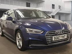 Blue Used 2017 Audi A5 S-Line Coupe | £13,240 (Fair price)