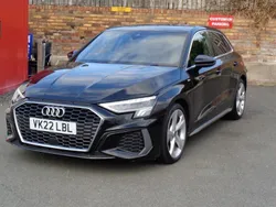 Black Used 2022 Audi A3 Sportback S-Line Hatchback | £21,500 (Fair price)