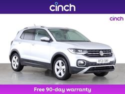 Silver Used 2021 VW T-Cross SEL SUV | £14,389 (Fair price)