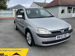 Silver Used 2003 Vauxhall Corsa Hatchback | £1,695