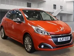 Orange Used 2017 Peugeot 208 Allure Hatchback | £5,495 (Fair price)