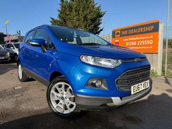 Blue Used 2017 Ford Ecosport Titanium SUV | £5,990 (Fair price)