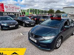 Green Used 2013 Honda Civic SE Hatchback | £5,410 (Fair price)