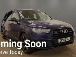 Blue Used 2018 Audi Q7 Black Edition SUV | £23,790 (Super price)