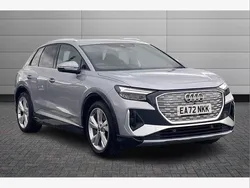 Floret silver Used 2022 Audi Q4 e-tron S-Line SUV | £23,995 (A bit pricey)
