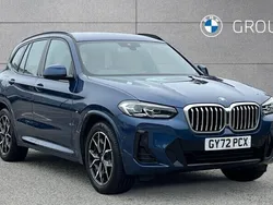 Phytonic blue Used 2022 BMW X3 M Sport SUV | £34,695 (Good price)
