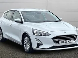 White Used 2021 Ford Focus Titanium Hatchback | £13,499 (Fair price)