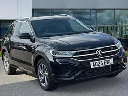 Black Used 2025 VW T-Roc R-line SUV | £28,761 (Fair price)