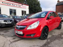 Red Used 2008 Vauxhall Corsa Design Edition Hatchback | £2,999